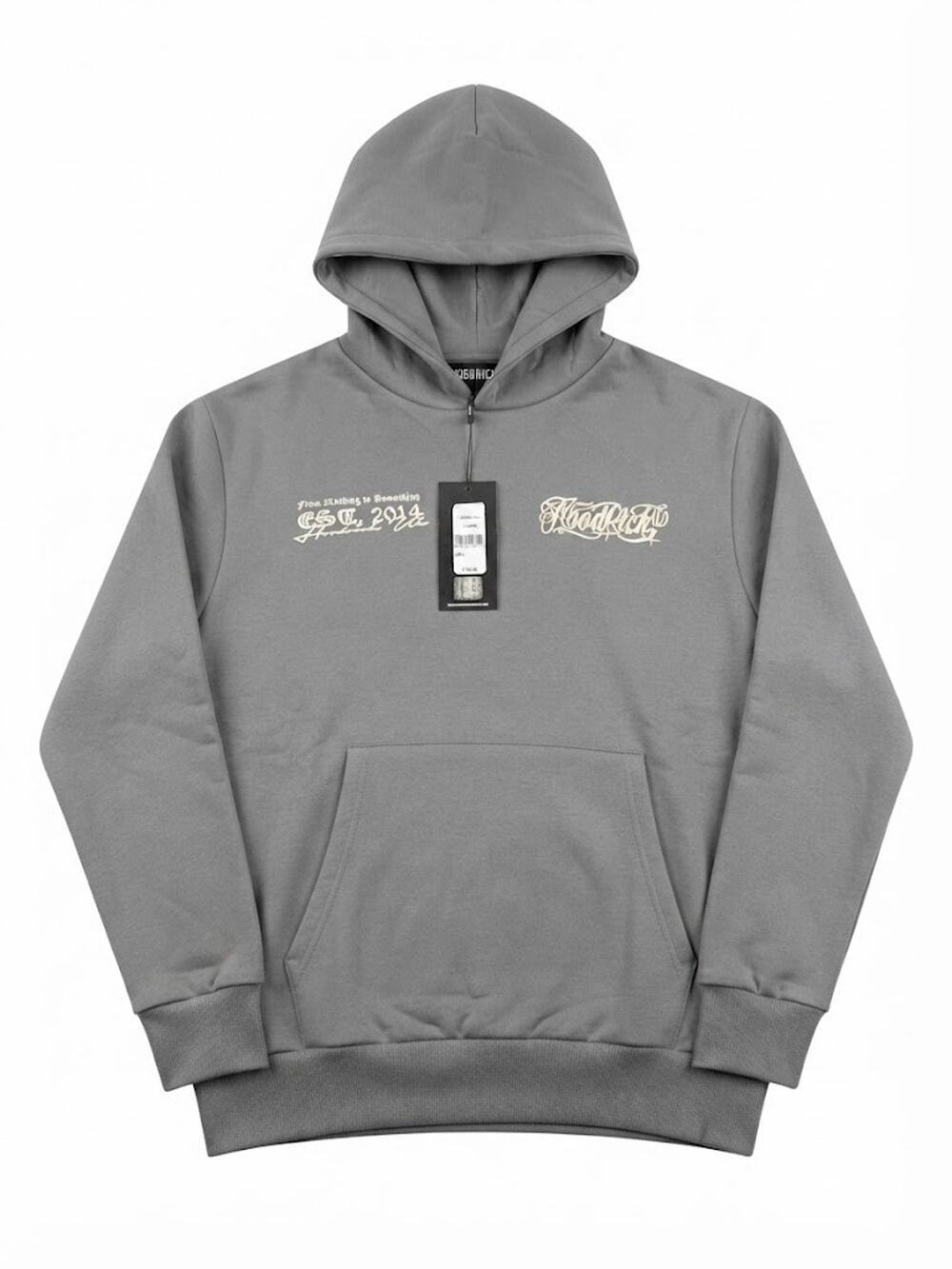 HoodRich Men's British Streetwear Graphic Hoodie – Size Large New With Tags
